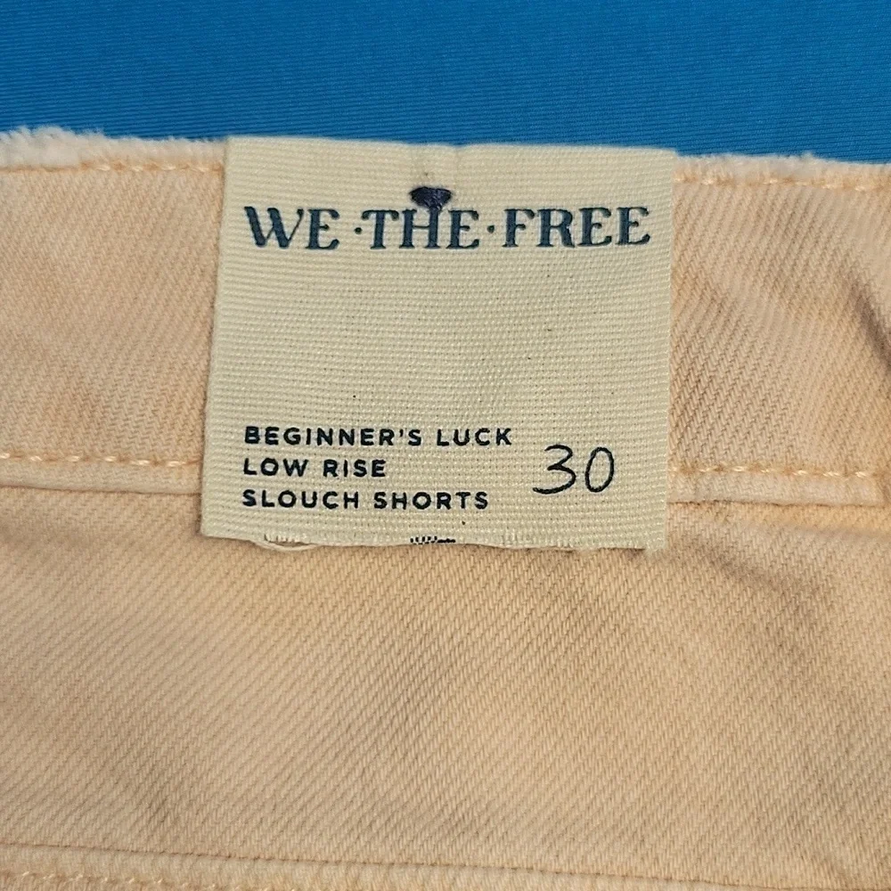 Free People We the Free Beginner's Luck Slouch Shorts, NWT Sz 30